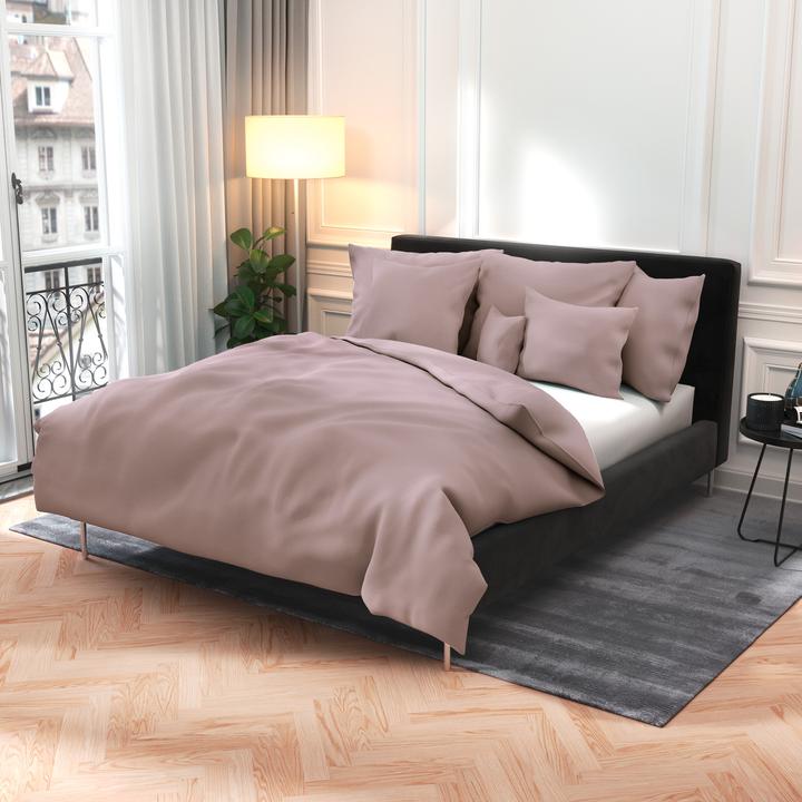 Actual product image Lotus Bettwaren Satin uni (Duvet cover, 160 x 210 cm)