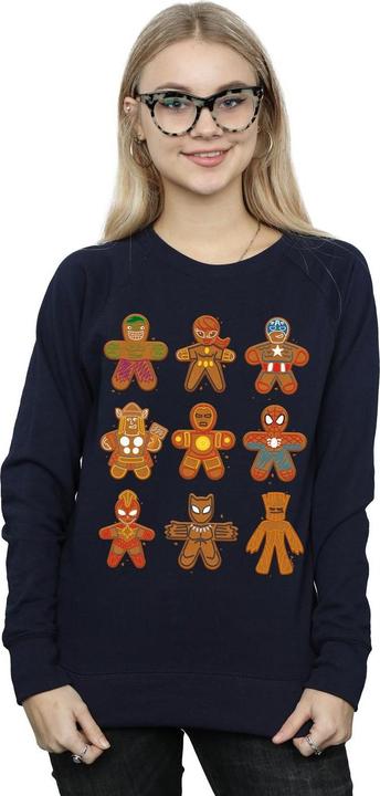 Image du produit - Sweat AVENGERS CHRISTMAS GINGERBREAD - Femme (XL)