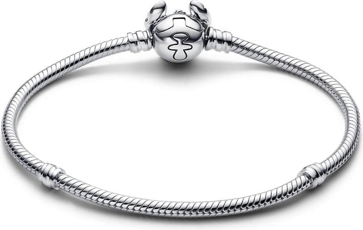 Produktbild Pandora Disney Stitch Schlangen Gliederarmband (19 cm, Emaille, Silber 925)