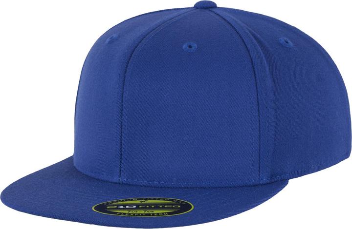 Actual product image Yupoong Flexfit Unisex Premium 210 Fitted Flat Peak Cap (S/M)