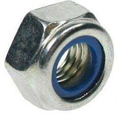 Actual product image Rs Pro Self-locking nuts M24 x 39.55mm with nylon insert, steel bright passivated galvanized (M24)