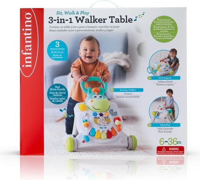 Infantino Verwandelbarer Gehtisch