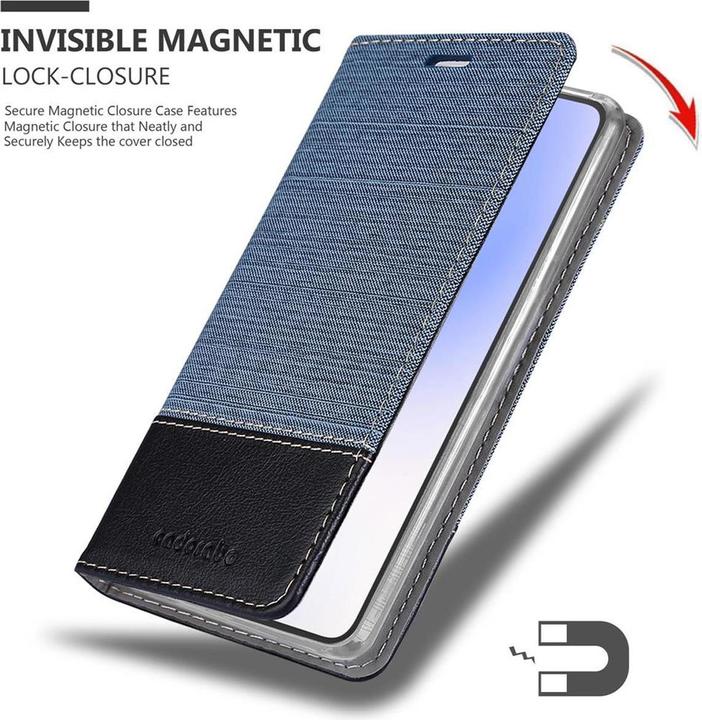 Produktbild Cadorabo Book Jeans Optik Cover (Google Pixel 5 XL)