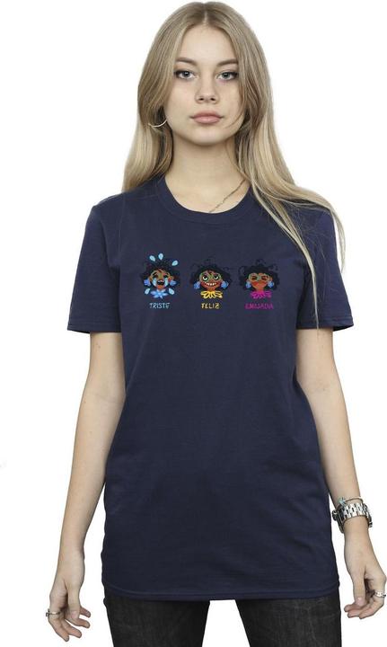 Disney Encanto Triste Feliz Enojada Boyfriend Fit TShirt