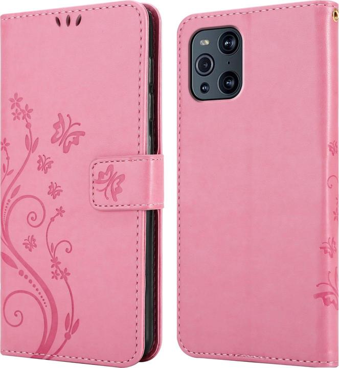 Image du produit Cadorabo Pochette Flower Book (Oppo Find X3 Pro)