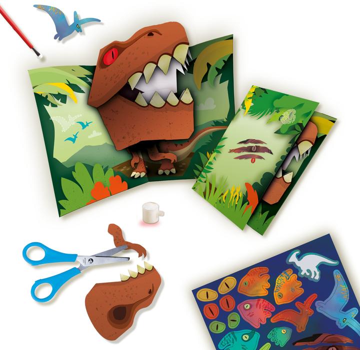 Actual product image Sombo Pop up cards dinosaurs