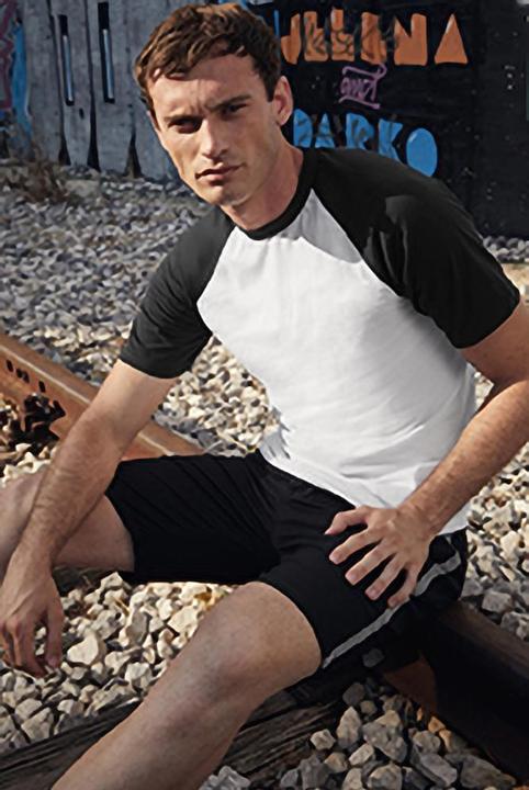 Image du produit Fruit of the Loom Tee-shirt baseball manches courtes (XXL)