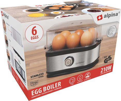 Immagine prodotto Alpina Garden Caldaia per uova 210 W (Spina UE)