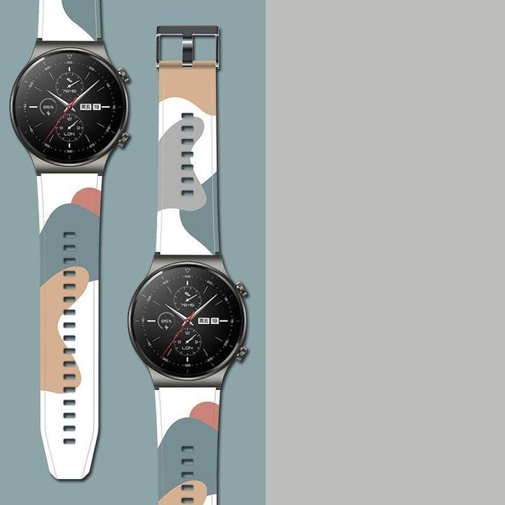 Immagine prodotto Hurtel Cinturino Moro Band per Huawei Watch GT2 Pro Cinturino in silicone Camo Watch Bracelet (3) (Silicone, GT2 Pro)