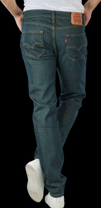 Actual product image Levis 511 Jeans rinsed playa (W31/L32)
