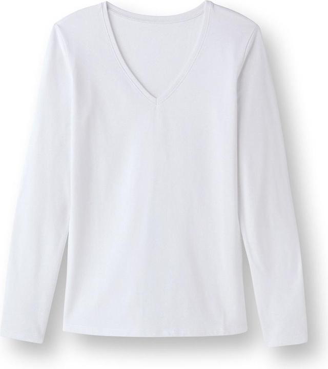 Image du produit La Redoute Collections T-shirt avec col en V (L)