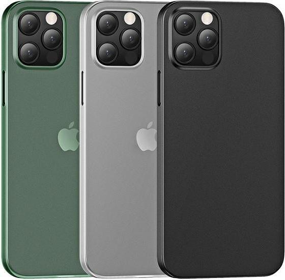 Actual product image Usams Case Gentle iPhone 12 Pro Max 6.7" biały/transparent white IP12PMQR02 (US-BH610) (Apple iPhone 12 Pro Max)