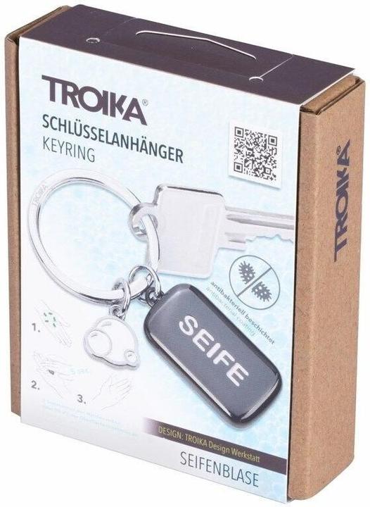 Image du produit Troika Porte-clés bulle de savon Noir, argenté