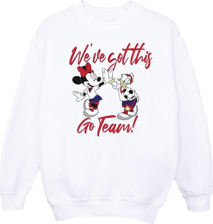 Actual product image Disney Mens Minnie Daisy We've Got This Sweatshirt (XXL)