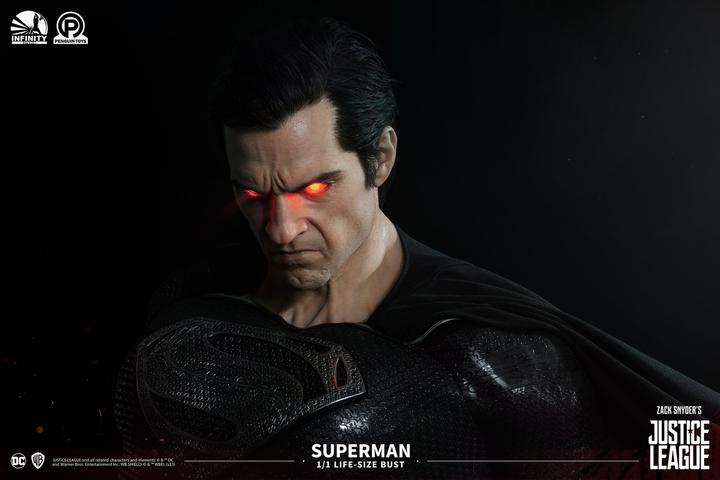 Produktbild Infinity Studios Snyder's Justice League "Superman - Black Version" 1/1 Lifesize Büste