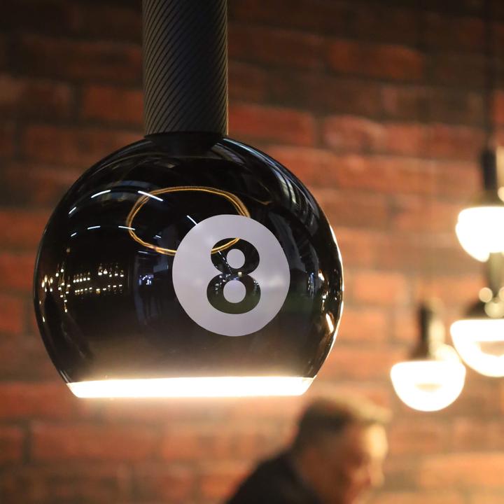 Produktbild Segula LED Floating Globe 200 Billard black 8 E27 dimmb. (E27, 4 W, 240 lm, 1 x, G)