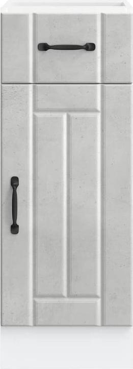 Immagine prodotto VidaXL Base per cucina Lucca Concrete grey Base per lavello in legno (30 x 46 x 81,5 cm)