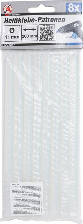 Image du produit BGS Bâtonnets de colle chaude transparent Ø 11 mm, 200 mm 8 pièces
