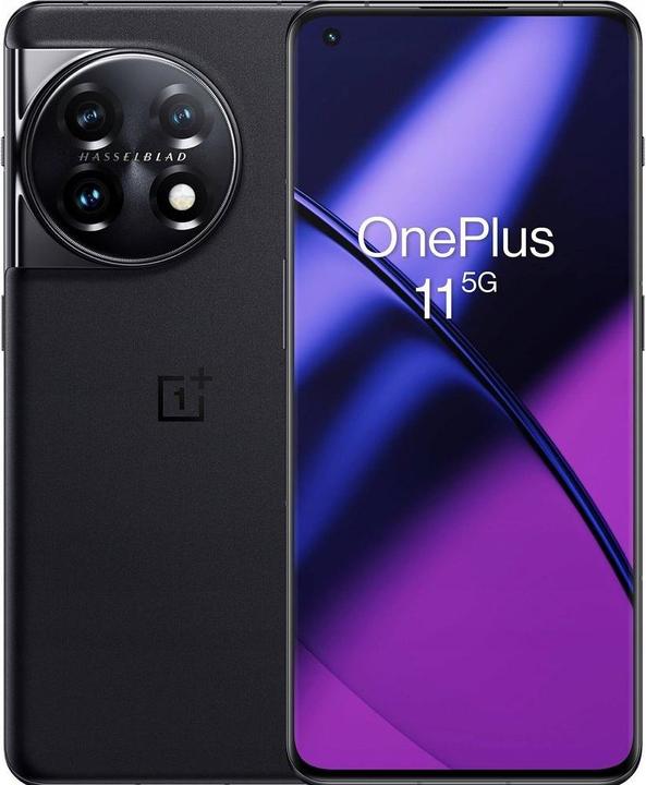 Productafbeelding OnePlus 11 (128 GB, Titanium Zwart, 6.70", Hybride dubbele SIM + eSIM, 50 Mpx, 5G)