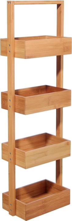 5Five Lagerregal, Bambus - 4 Regale (88 x 28 x 16 cm)