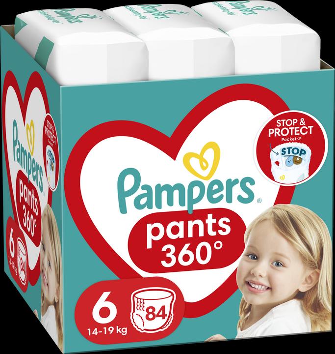 Actual product image Pampers Pants (Size 6, Half month box, 84 Piece)