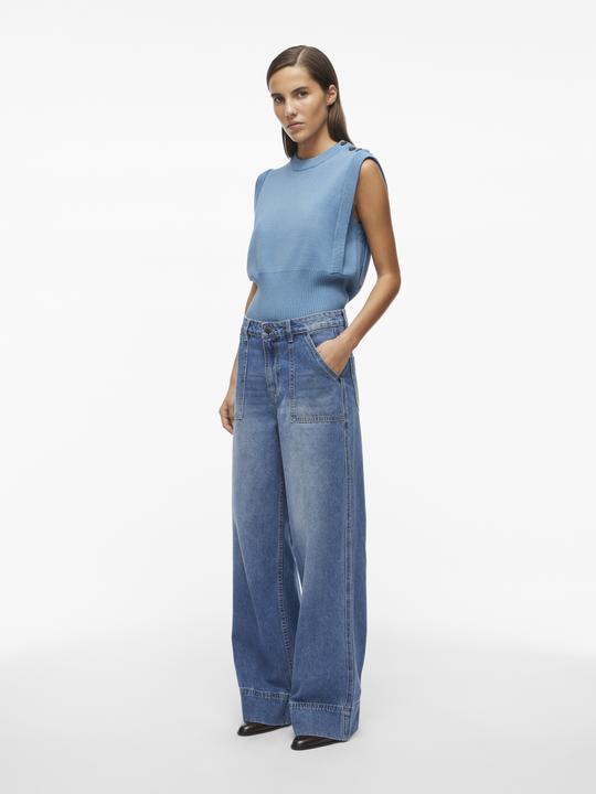 Actual product image Rouge Edit High Waist Jeans mit weitem Bein (38)