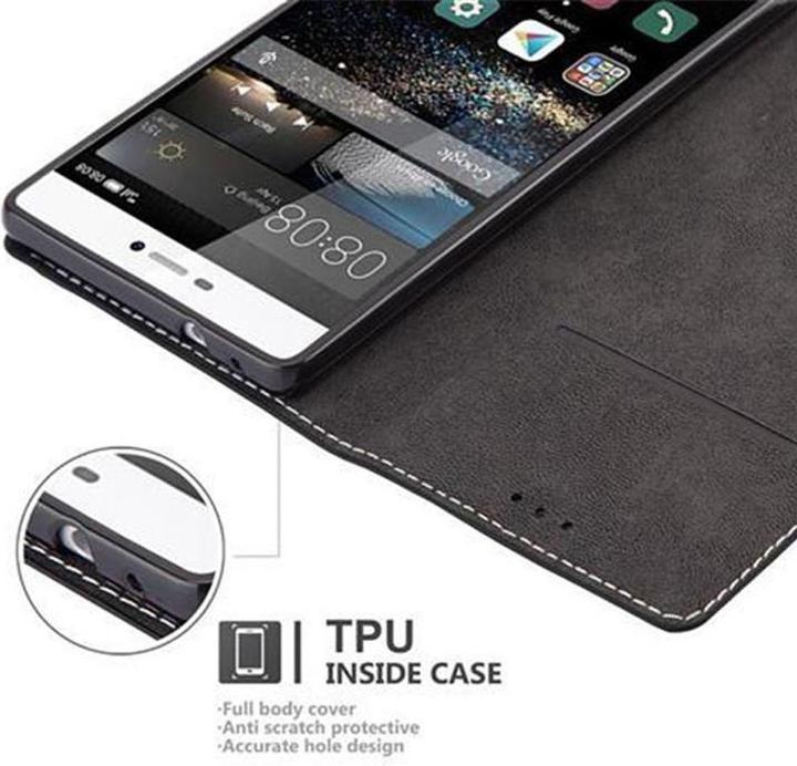 Actual product image Cadorabo Book X Wallet Cover (Huawei P8)