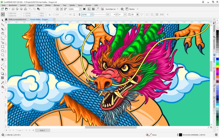 Actual product image Corel Draw Graphics Suite Agnostic Box, Subscr., 1yr, WIN, EN (1 User, 12 months)
