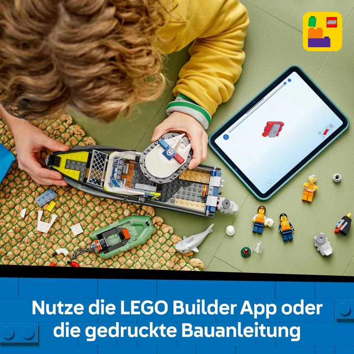 Immagine prodotto LEGO Verfolgungsjagd im Polizeiboot (60456, LEGO City)