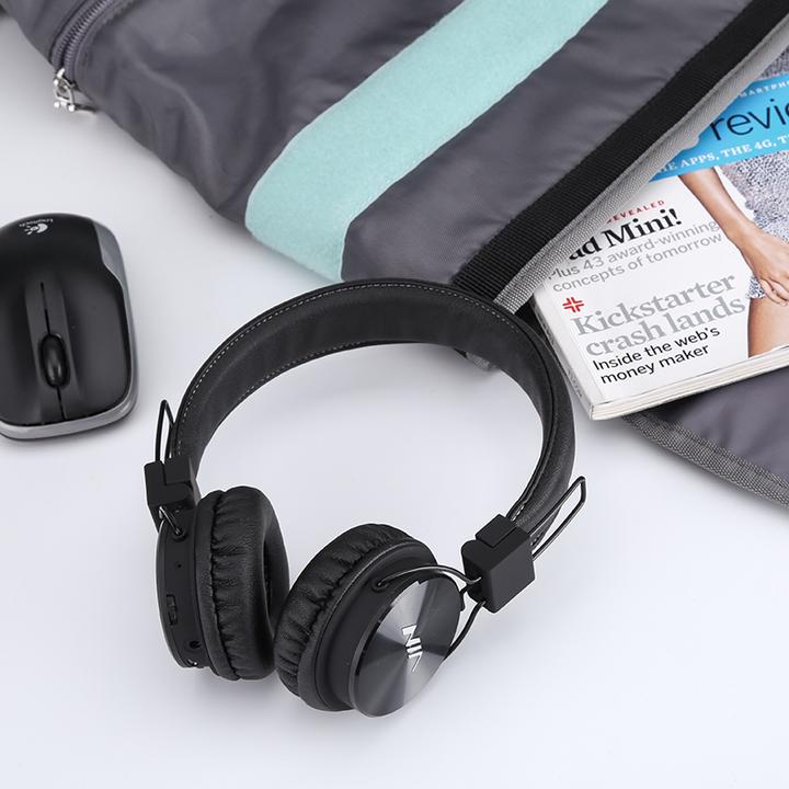 Produktbild PhoneLook NIA X3 Kabellose Bluetooth Kopfhörer On-Ear tiefer Bass Inkl. AUX/SD Karten Anschluss (Kabellos)