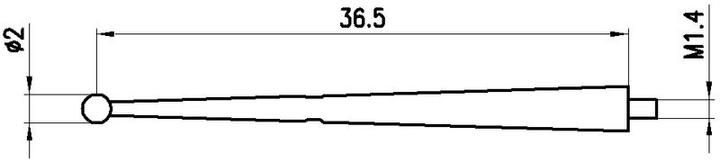 Produktbild Sylvac Messeinsatz M1.4 (3.65 cm)