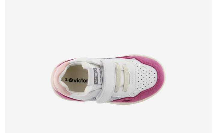 Produktbild Victoria Sneakers mit nur einem Riemen aus mehrfarbigem Spaltleder für Kinder er (31)