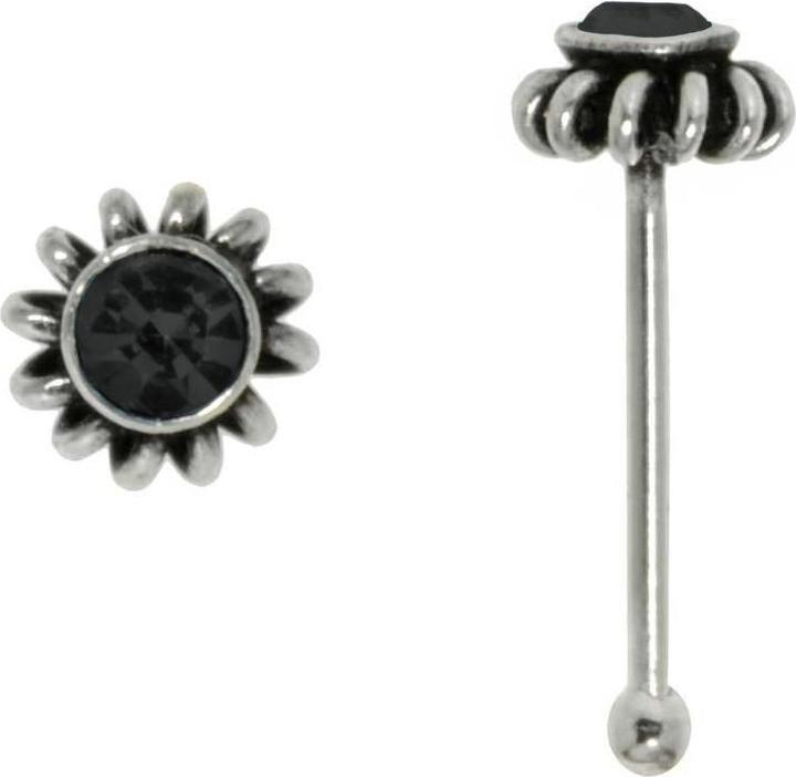 Bijouteria Nasenpiercing (Kristall, Silber 925)