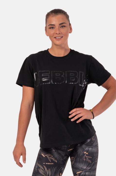 Actual product image Nebbia Invisible Logo T-shirt 602 black (XS)