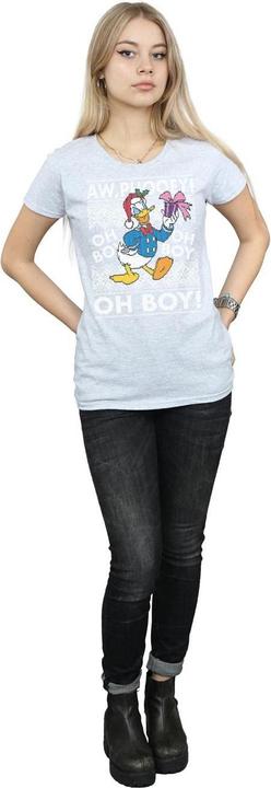 Immagine prodotto Disney Donald Duck Christmas Fair Isle Maglietta Donna (XL)
