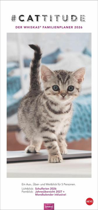Immagine prodotto Whiskas'Cattitude'Familienplaner2026 (Copertina rigida, Tedesco)