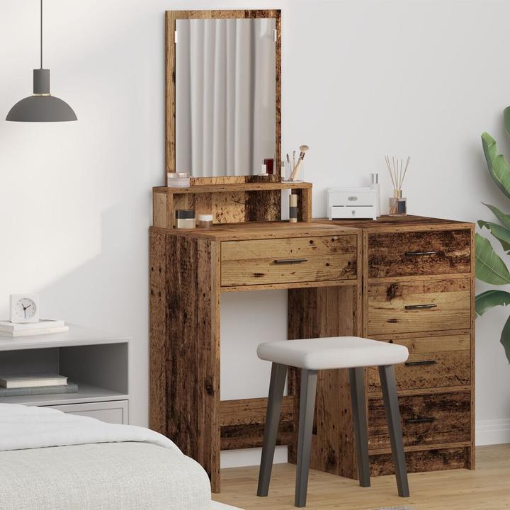 Image du produit VidaXL Coiffeuse avec tiroirs en bois ancien 50x41x140 cm