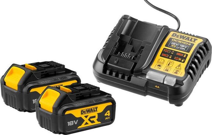 Actual product image DeWalt DCB Li-Ion battery and charger, 18V / 4Ah (18 V)