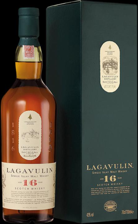 Lagavulin 16 Years (Single Malt, Scotch Whisky, 1 x 70 cl)