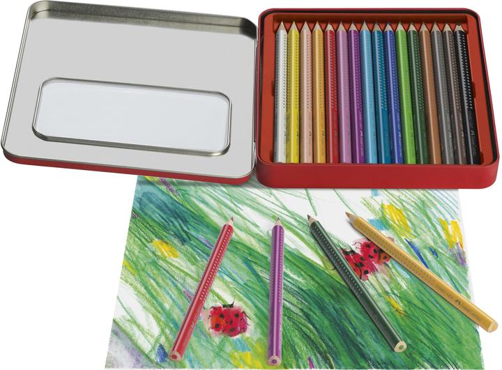Actual product image Faber-Castell jumbo grip (Multicoloured, 16 x)