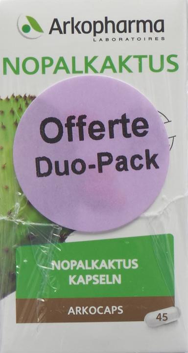 Actual product image Arkopharma Arkocaps Nopalkaktus Kapseln (90 Piece, Capsules, 92 g)