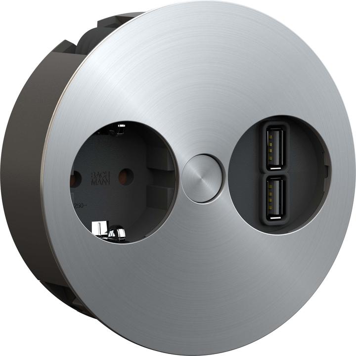 Immagine prodotto Bachmann TWIST 1xCEE7/3 1xCaricatore USB