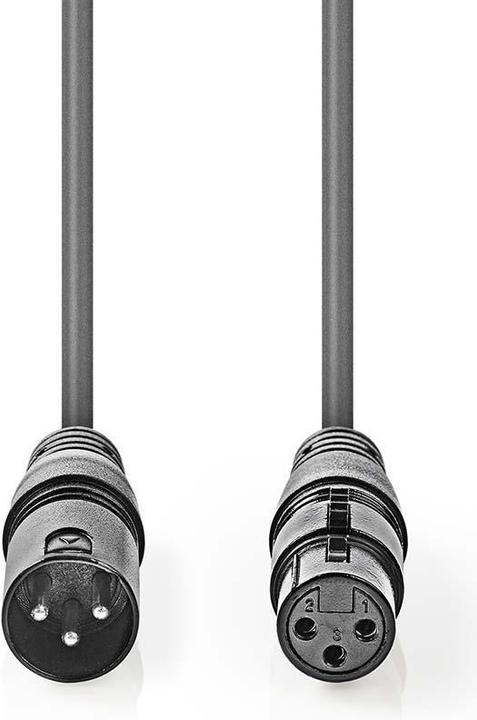 Produktbild Nedis XLR-Audiokabel XLR-Stecker 3-polig (0.27 m, XLR)