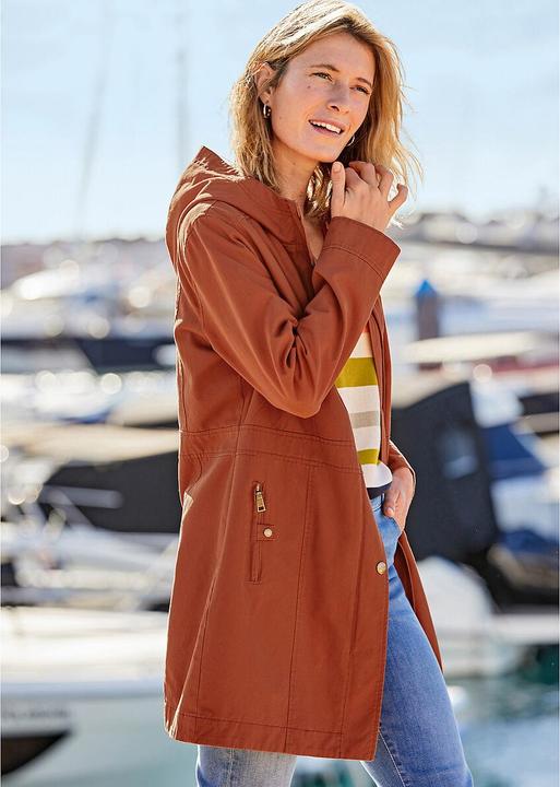 Actual product image Anne Weyburn Half-length hooded parka for the transitional season (38)