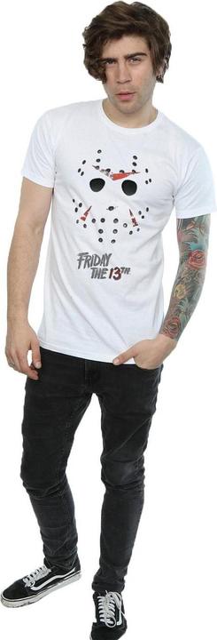 Actual product image Absolute Cult Mens Jason Hockey Mask T-Shirt (S)