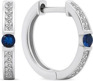 Produktbild Brilio Silver - Elegant silver hoop earrings EA562WB