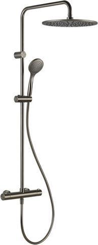 Produktbild Gessi Emporio Via Manzoni Aufputz-Thermostat-Brause-Armatur, verdeckte 1/2-Anschlüssen, Drehumstell