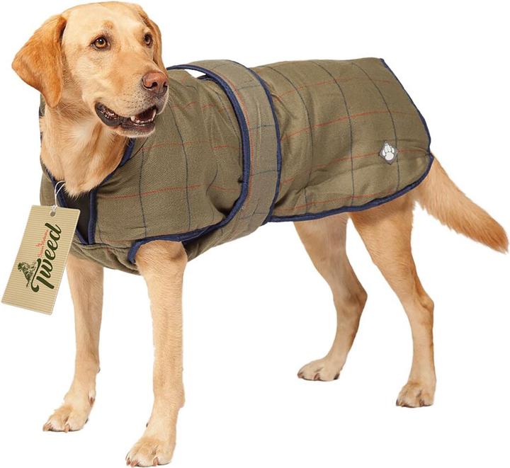 Actual product image Danish Design Dog Coat Tweed Waterproof (70, Dog overalls)