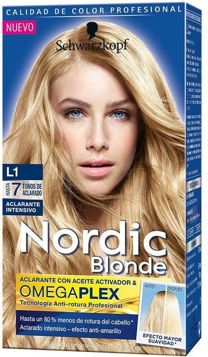 Schwarzkopf NORDIC BLONDE L1 aclarante intensivo 0% amoniaco