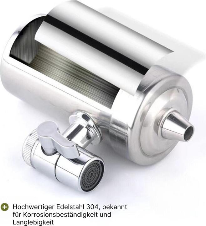 Immagine prodotto Hermex Filtro per rubinetto Filtro per acqua del rubinetto della cucina Depuratore per acqua del rubinetto